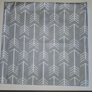 Gray and White Pattern Pillowcases, Set Of 4, 4 Patterns, 18"x18"